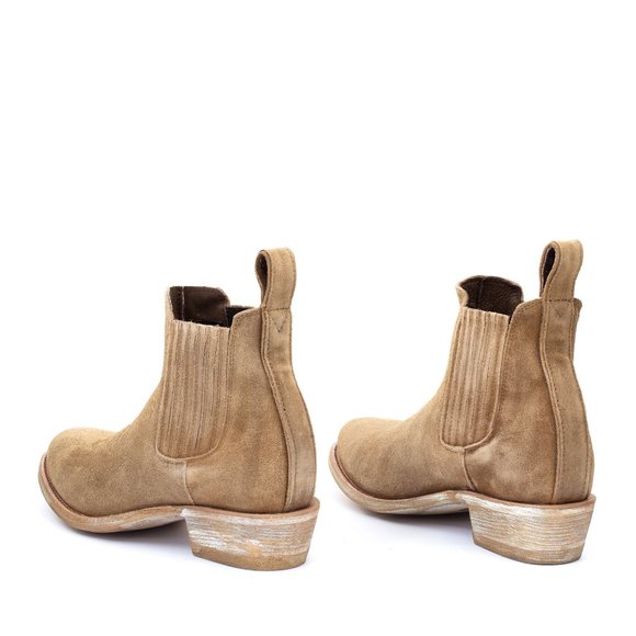 Mexicana Estudio Bis Tan Suede Ankle 